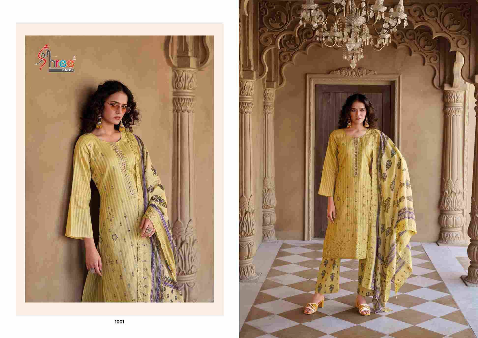 Bin Saeed Exclusive Vol-1 By Shree Fabs 1001 To 1006 Series Designer Pakistani Suits Beautiful Stylish Fancy Colorful Party Wear & Occasional Wear Pure Dobi Cotton With Embroidery Dresses At Wholesale Price