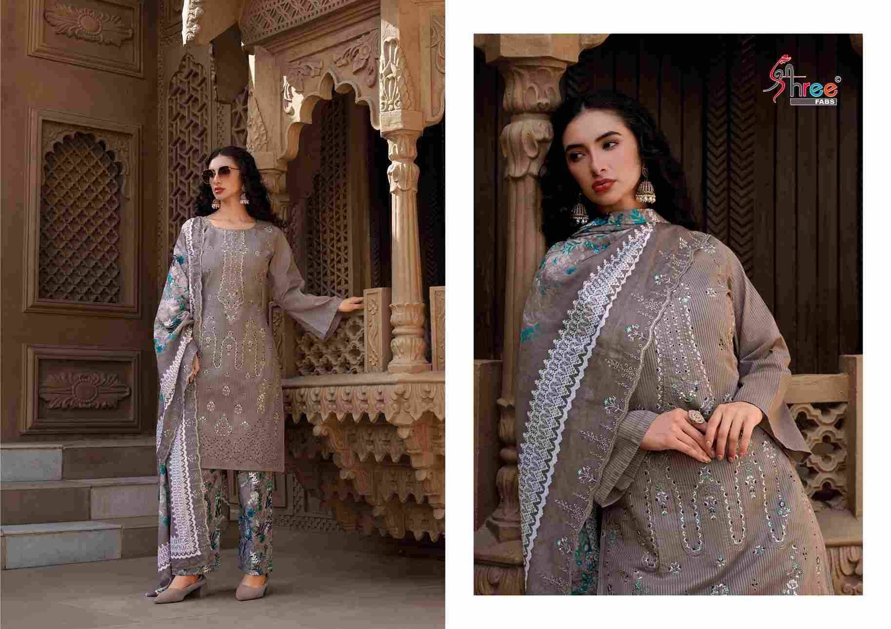 Bin Saeed Exclusive Vol-1 By Shree Fabs 1001 To 1006 Series Designer Pakistani Suits Beautiful Stylish Fancy Colorful Party Wear & Occasional Wear Pure Dobi Cotton With Embroidery Dresses At Wholesale Price