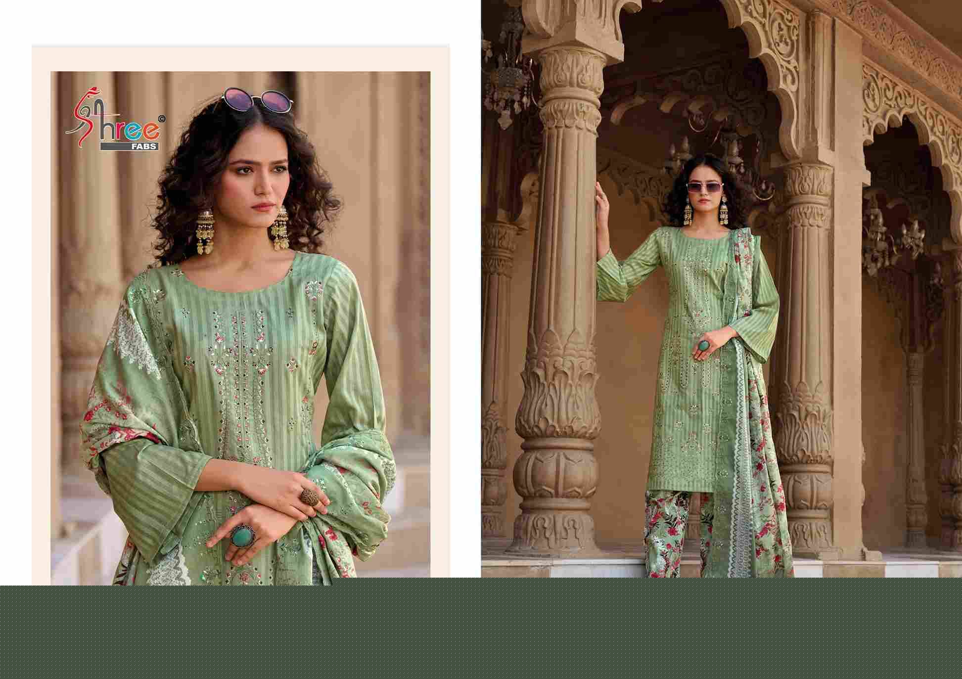 Bin Saeed Exclusive Vol-1 By Shree Fabs 1001 To 1006 Series Designer Pakistani Suits Beautiful Stylish Fancy Colorful Party Wear & Occasional Wear Pure Dobi Cotton With Embroidery Dresses At Wholesale Price