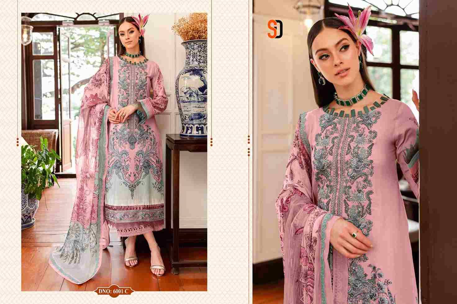 Bliss Vol-6 By Shraddha Designer 6001-A To 6001-D Series Beautiful Festive Suits Colorful Stylish Fancy Casual Wear & Ethnic Wear Lawn Cotton Embroidered Dresses At Wholesale Price