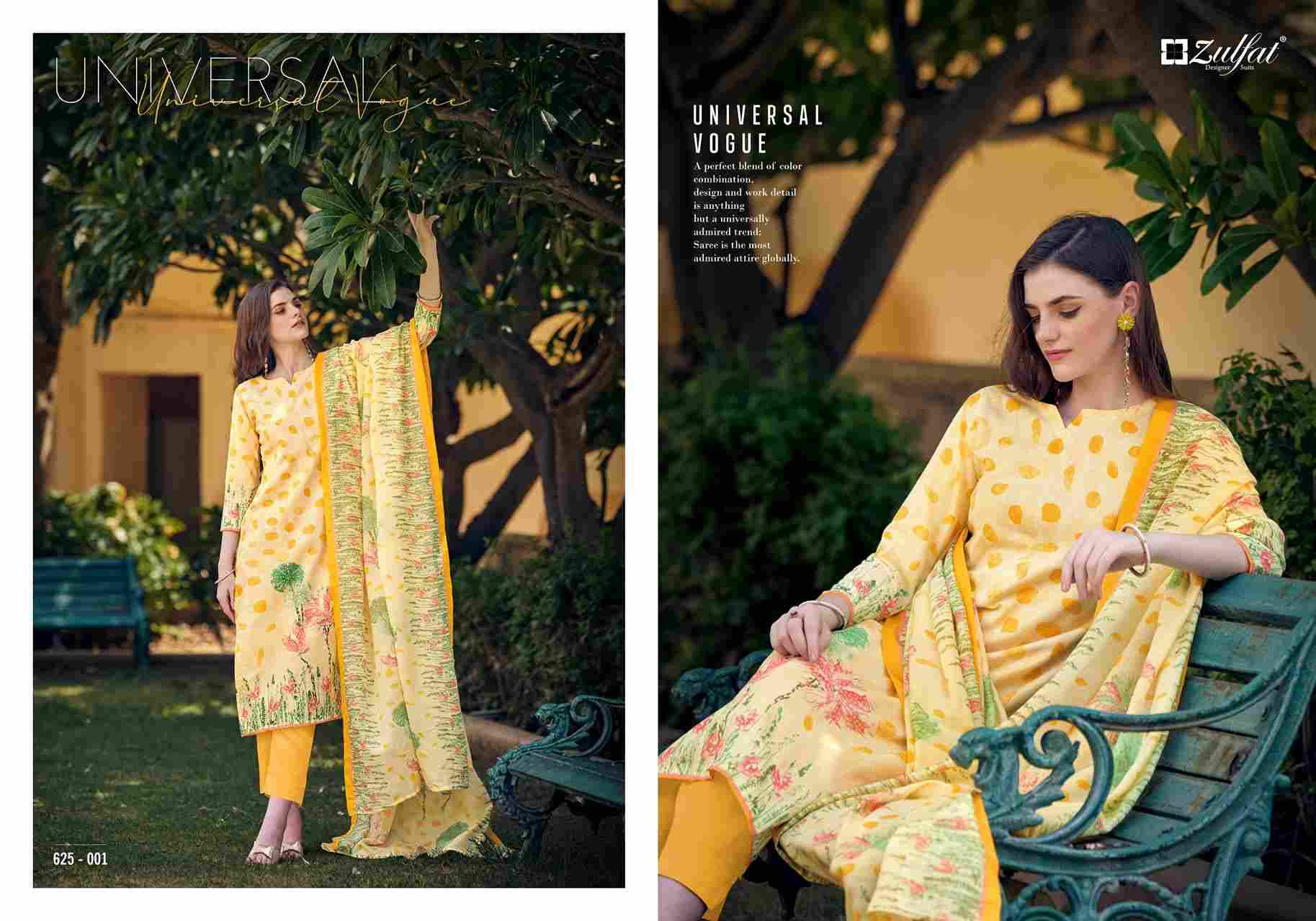 Siya By Zulfat 625-001 To 625-008 Series Beautiful Festive Suits Stylish Fancy Colorful Casual Wear & Ethnic Wear Pure Cotton Print Dresses At Wholesale Price