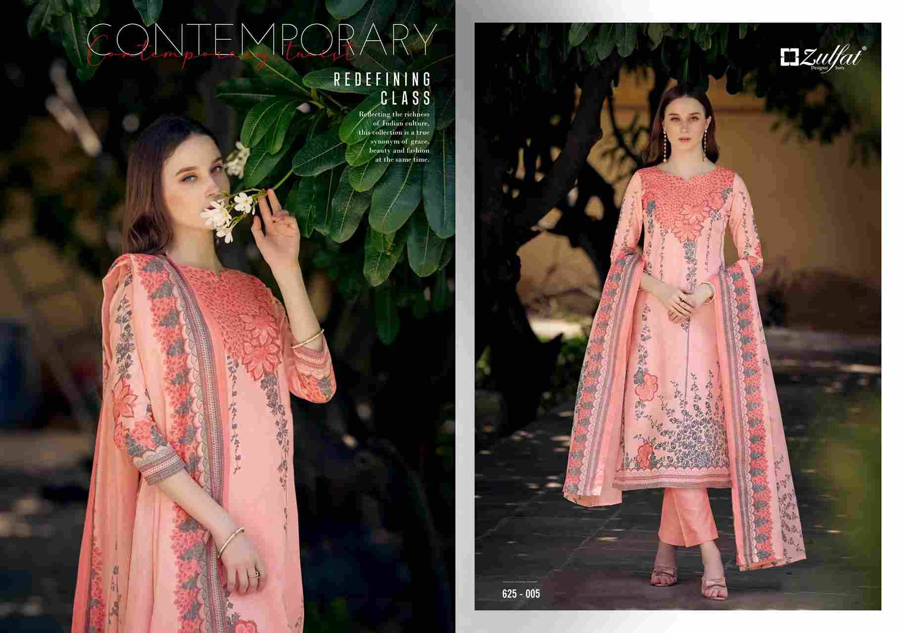 Siya By Zulfat 625-001 To 625-008 Series Beautiful Festive Suits Stylish Fancy Colorful Casual Wear & Ethnic Wear Pure Cotton Print Dresses At Wholesale Price