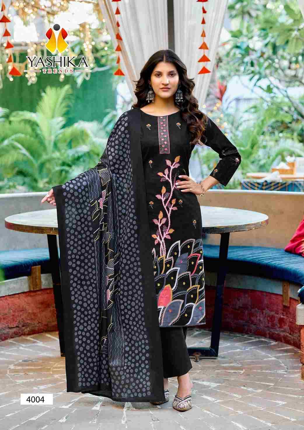 Dua Vol-4 By Yashika Trends 4001 To 4008 Series Beautiful Festive Suits Colorful Stylish Fancy Casual Wear & Ethnic Wear Pure Cotton Print Dresses At Wholesale Price