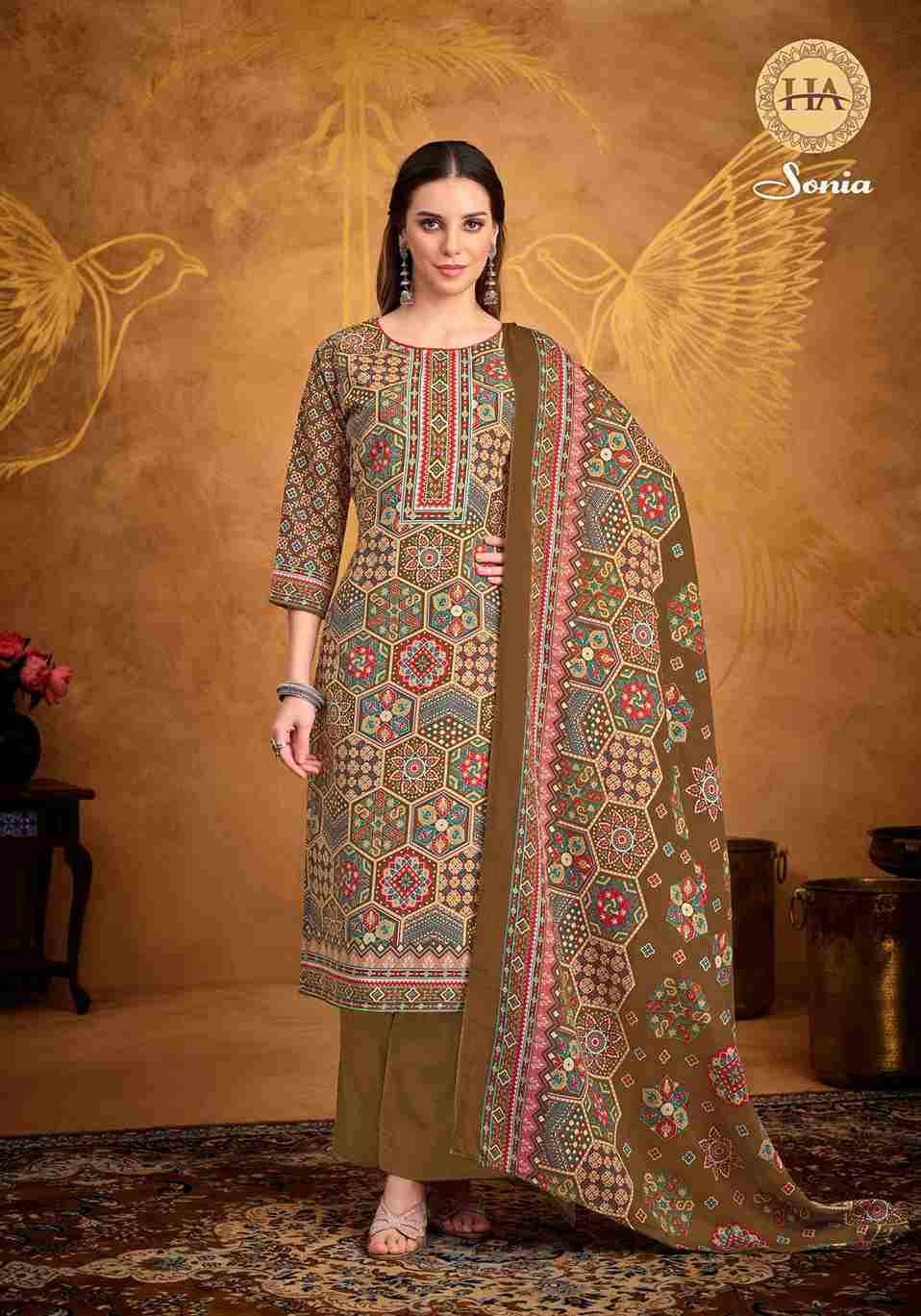 Sonia By Harshit Fashion Hub 1788-001 To 1788-008 Series Beautiful Festive Suits Stylish Fancy Colorful Casual Wear & Ethnic Wear Pure Cotton Dresses At Wholesale Price
