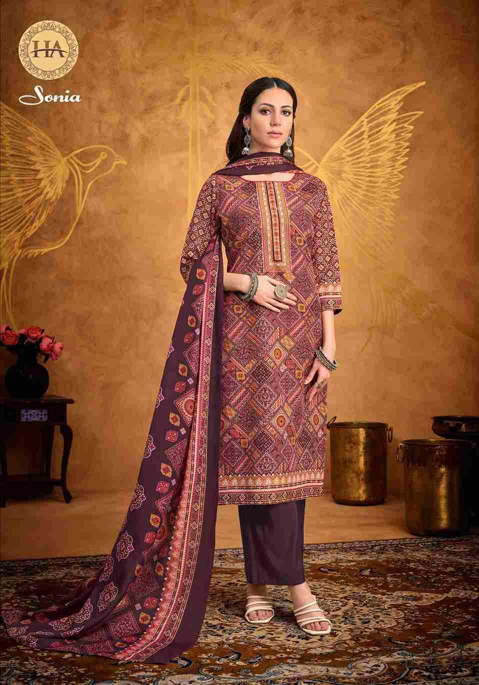 Sonia By Harshit Fashion Hub 1788-001 To 1788-008 Series Beautiful Festive Suits Stylish Fancy Colorful Casual Wear & Ethnic Wear Pure Cotton Dresses At Wholesale Price