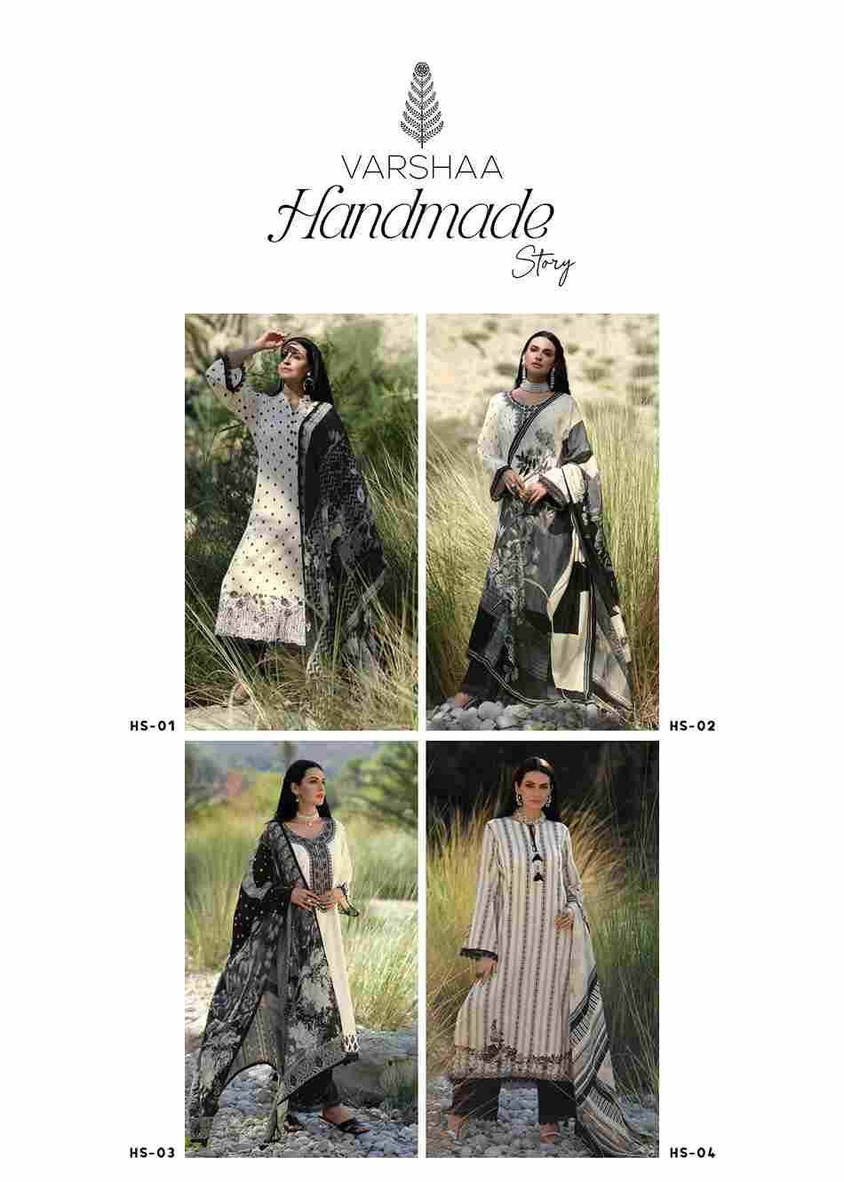 Handmade Story By Varshaa 01 To 04 Series Beautiful Festive Suits Colorful Stylish Fancy Casual Wear & Ethnic Wear Handloom Cotton Dresses At Wholesale Price