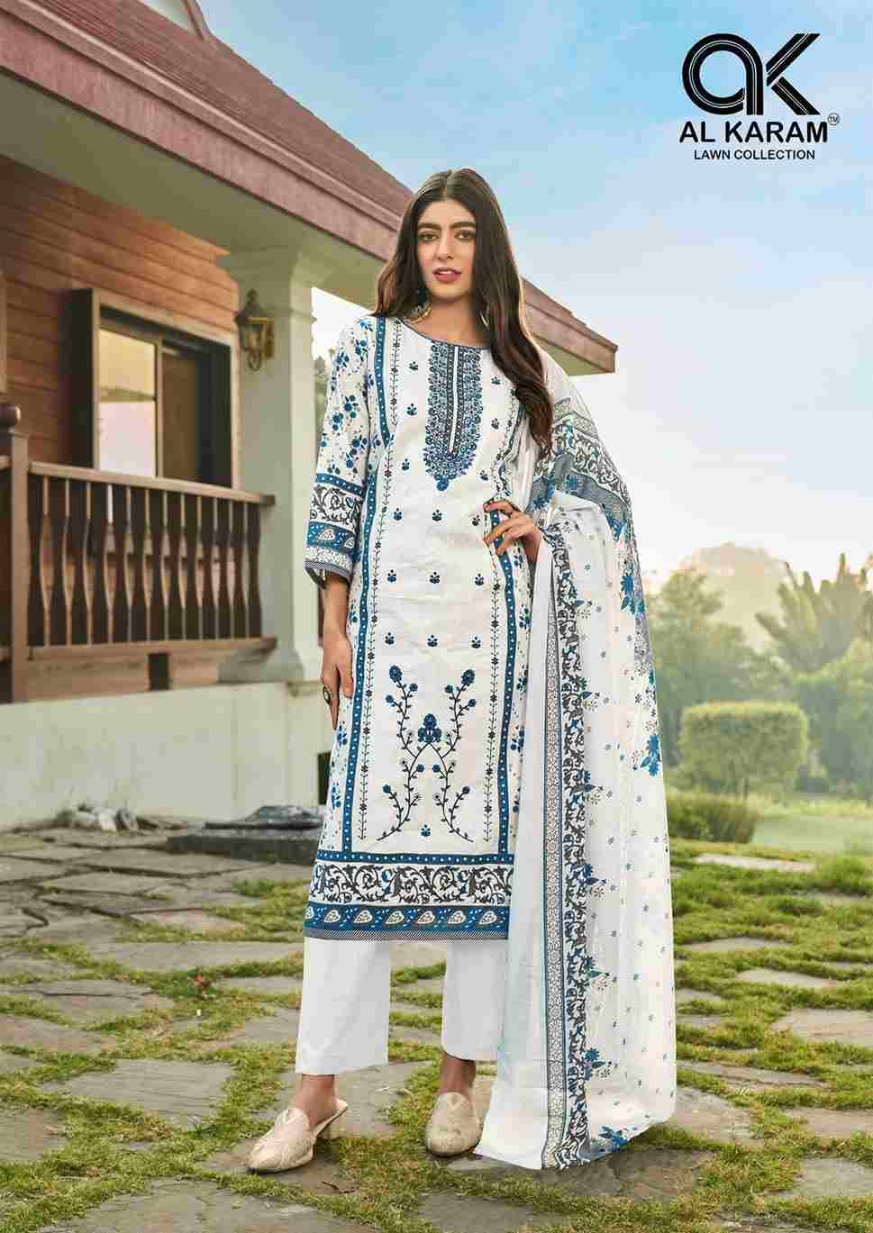 Dilshad By Al Karam Lawn Collection 1001 To 1006 Series Beautiful Suits Colorful Stylish Fancy Casual Wear & Ethnic Wear Pure Lawn Dresses At Wholesale Price