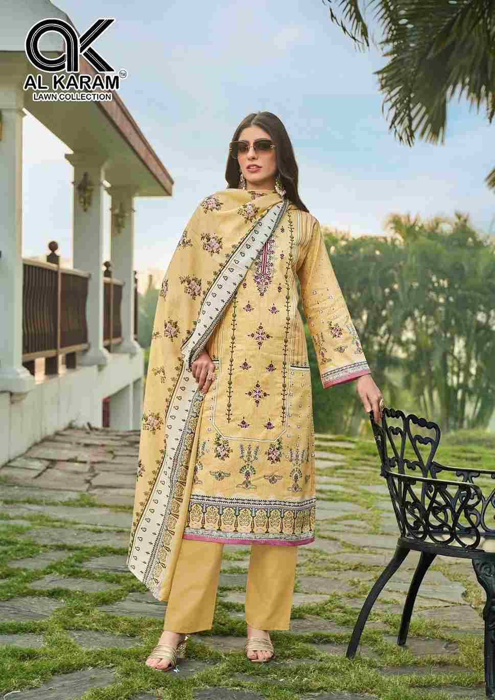 Dilshad By Al Karam Lawn Collection 1001 To 1006 Series Beautiful Suits Colorful Stylish Fancy Casual Wear & Ethnic Wear Pure Lawn Dresses At Wholesale Price