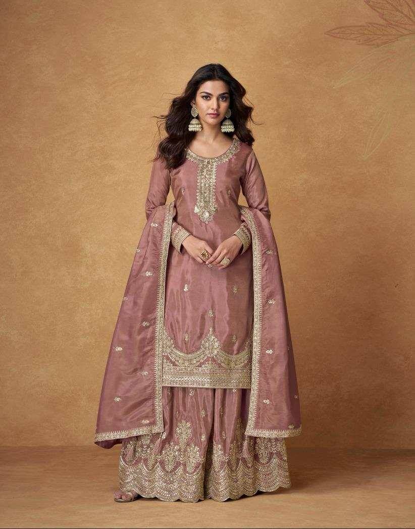 Saumya By Aashirwad Creation 10180 To 10182 Series Beautiful Suits Colorful Stylish Fancy Casual Wear & Ethnic Wear Organza Simar Silk Dresses At Wholesale Price