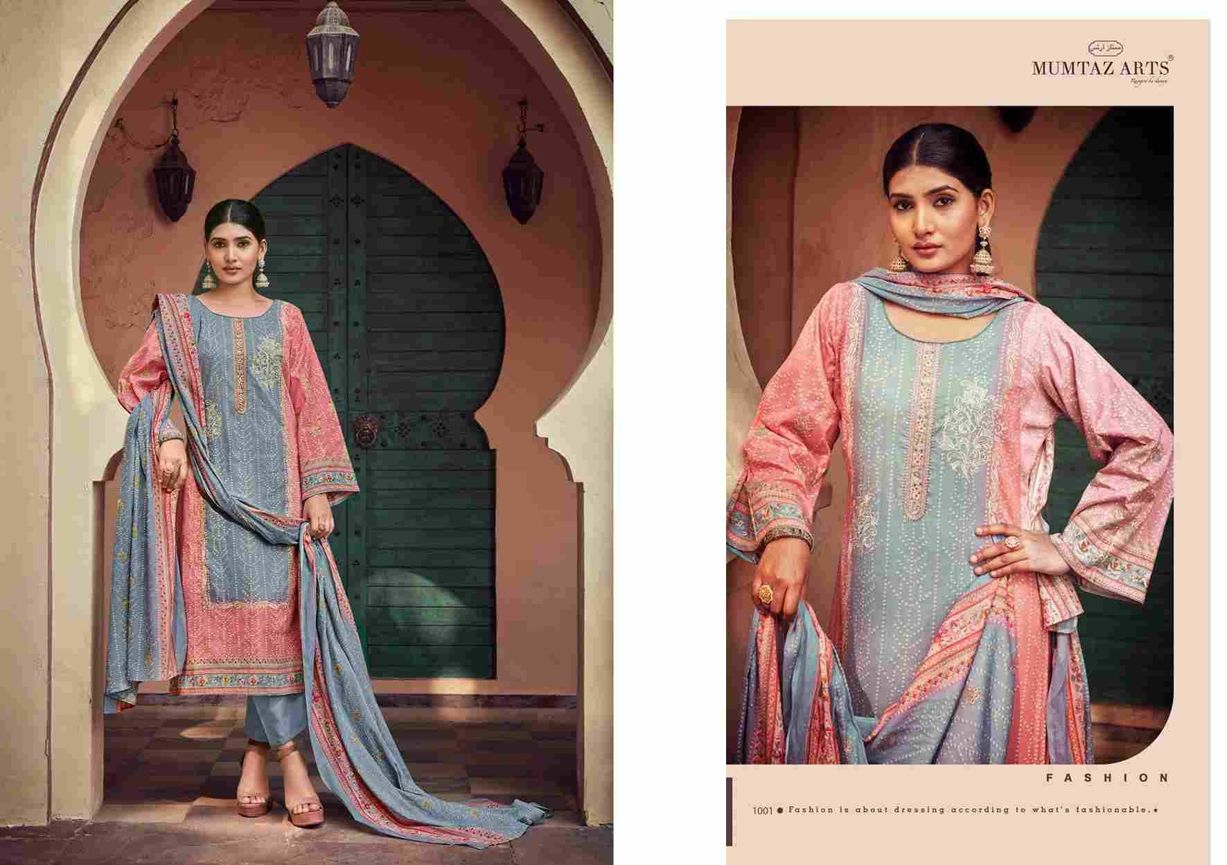 Summer Soul By Mumtaz Arts 1001 To 1007 Series Beautiful Festive Suits Colorful Stylish Fancy Casual Wear & Ethnic Wear Pure Viscose Cotton Print Dresses At Wholesale Price