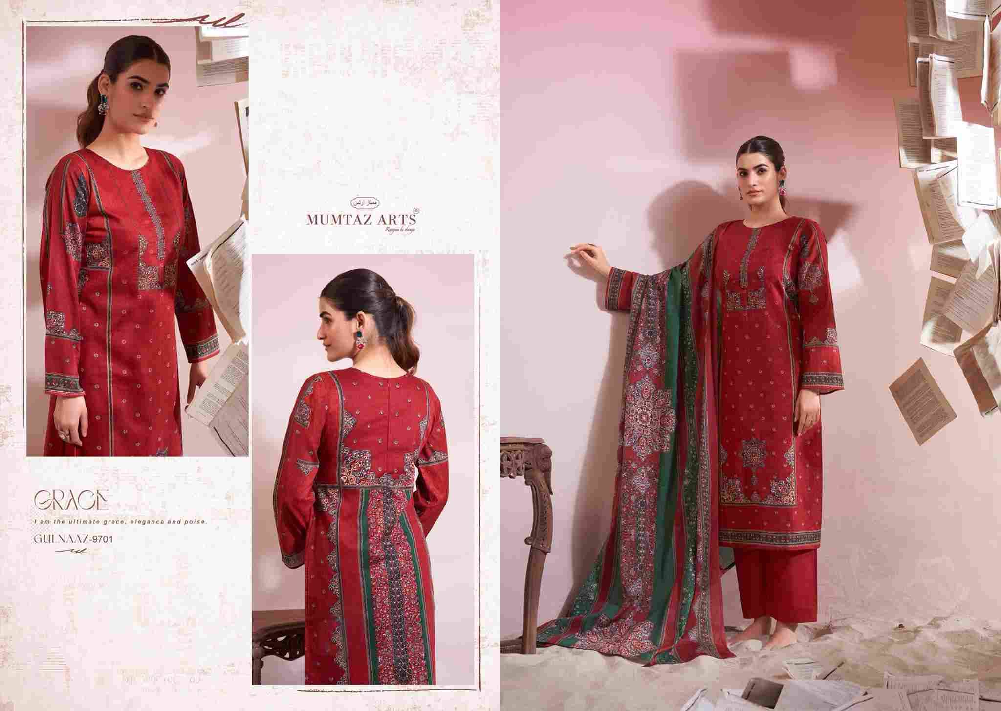 Gulnaaz By Mumtaz Arts 9701 To 9706 Series Beautiful Festive Suits Colorful Stylish Fancy Casual Wear & Ethnic Wear Pure Viscose Print Dresses At Wholesale Price