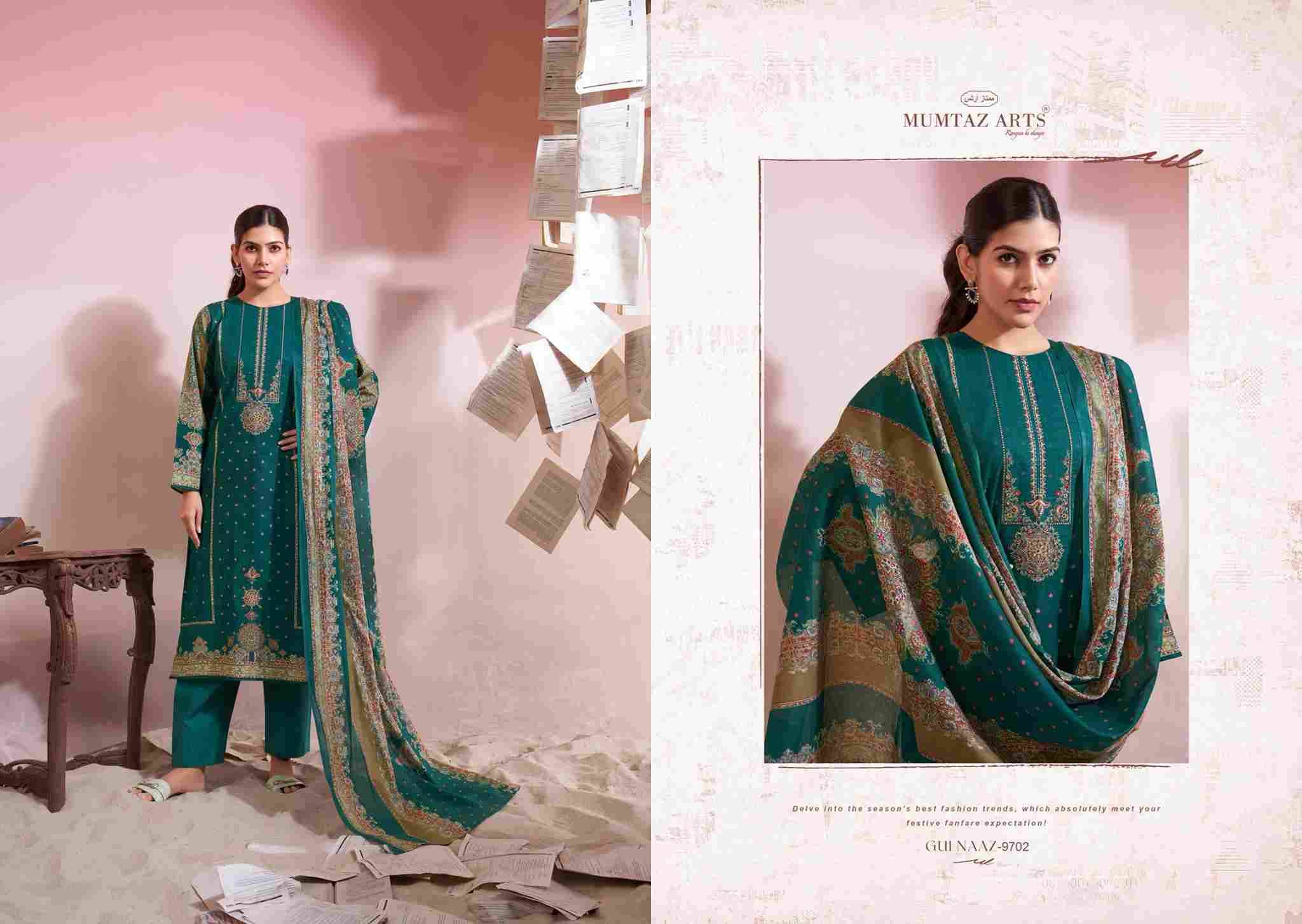Gulnaaz By Mumtaz Arts 9701 To 9706 Series Beautiful Festive Suits Colorful Stylish Fancy Casual Wear & Ethnic Wear Pure Viscose Print Dresses At Wholesale Price