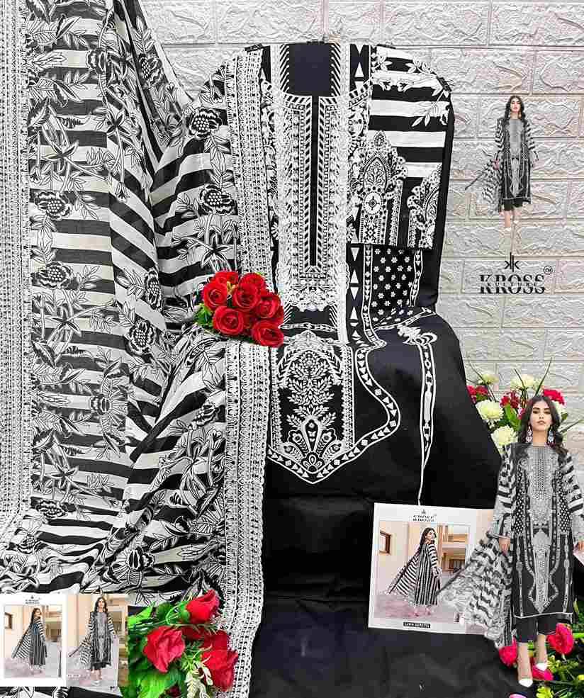Kross Kulture Hit Design 2008 By Kross Kulture Beautiful Pakistani Suits Colorful Stylish Fancy Casual Wear & Ethnic Wear Pure Cotton Print With Embroidered Dresses At Wholesale Price