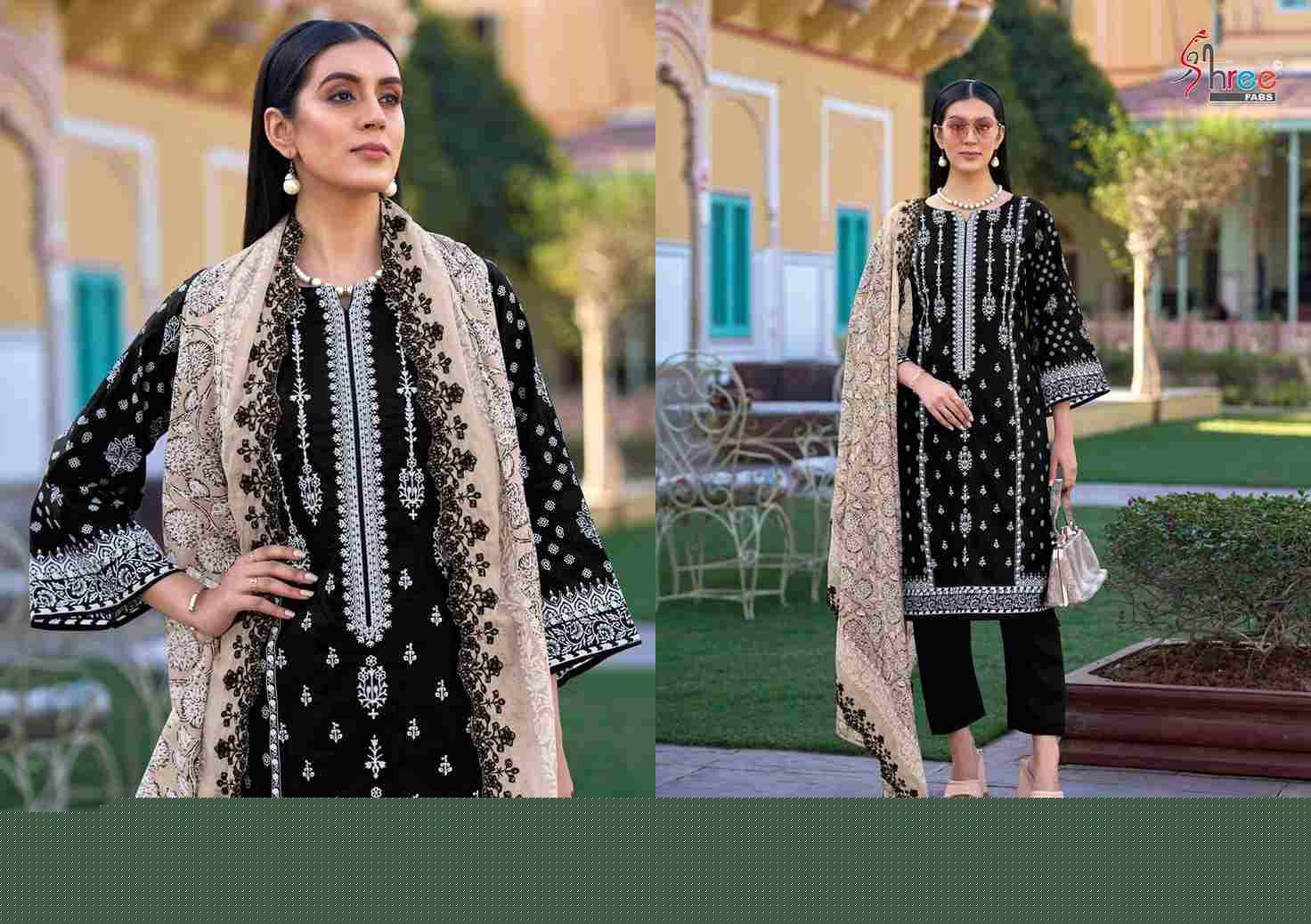 Bin Saeed Lawn Collection Vol-18 By Shree Fabs 1801 To 1806 Series Beautiful Pakistani Suits Colorful Stylish Fancy Casual Wear & Ethnic Wear Pure Cotton With Embroidered Dresses At Wholesale Price