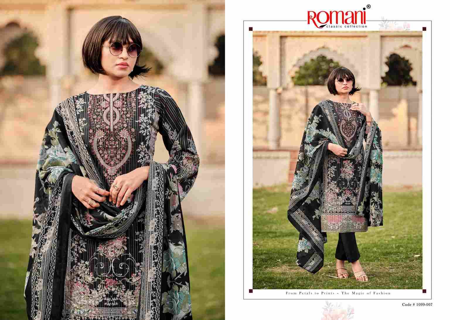 Saniya By Romani 1099-001 To 1099-008 Series Beautiful Festive Suits Stylish Fancy Colorful Casual Wear & Ethnic Wear Soft Cotton Print Dresses At Wholesale Price
