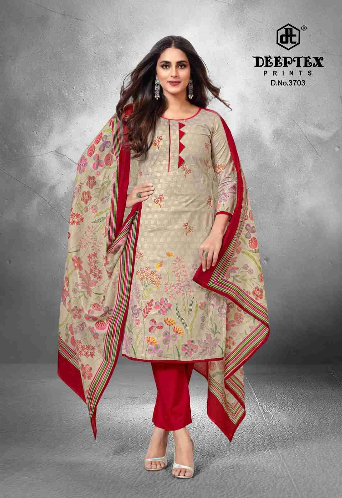 Chief Guest Vol-37 By Deeptex Prints 3701 To 3715 Series Beautiful Suits Colorful Stylish Fancy Casual Wear & Ethnic Wear Cotton Print Dresses At Wholesale Price