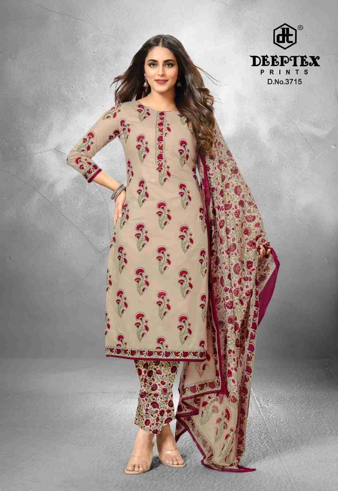 Chief Guest Vol-37 By Deeptex Prints 3701 To 3715 Series Beautiful Suits Colorful Stylish Fancy Casual Wear & Ethnic Wear Cotton Print Dresses At Wholesale Price