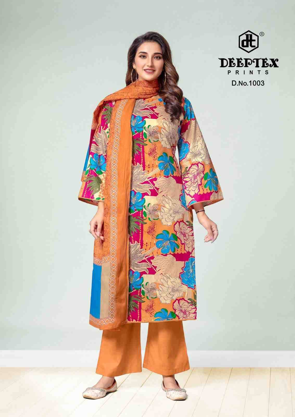Aalia Afreen By Deeptex Prints 1001 To 1008 Series Beautiful Suits Colorful Stylish Fancy Casual Wear & Ethnic Wear Cotton Print Dresses At Wholesale Price