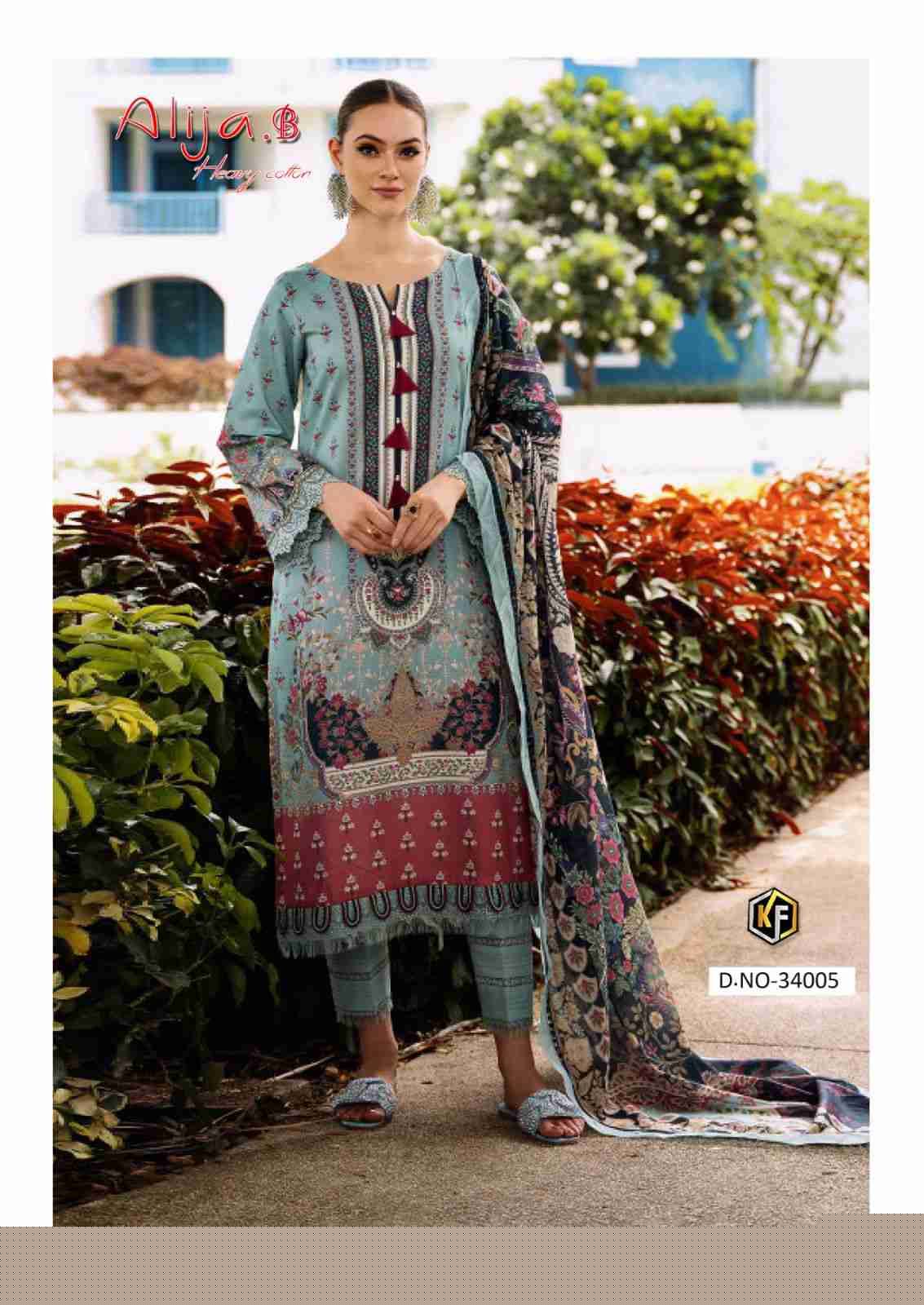 Alija.B Vol-34 By Keval Fab 34001 To 34006 Series Beautiful Stylish Festive Suits Fancy Colorful Casual Wear & Ethnic Wear & Ready To Wear Heavy Cotton Print Dresses At Wholesale Price