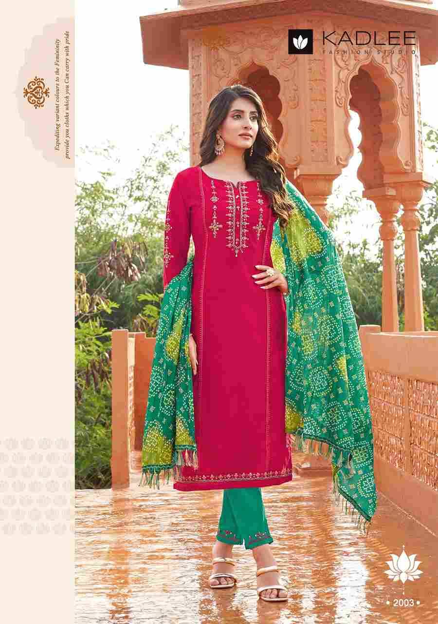 Kesar By Kadlee 2001 To 2004 Series Beautiful Festive Suits Colorful Stylish Fancy Casual Wear & Ethnic Wear Viscose Print Dresses At Wholesale Price