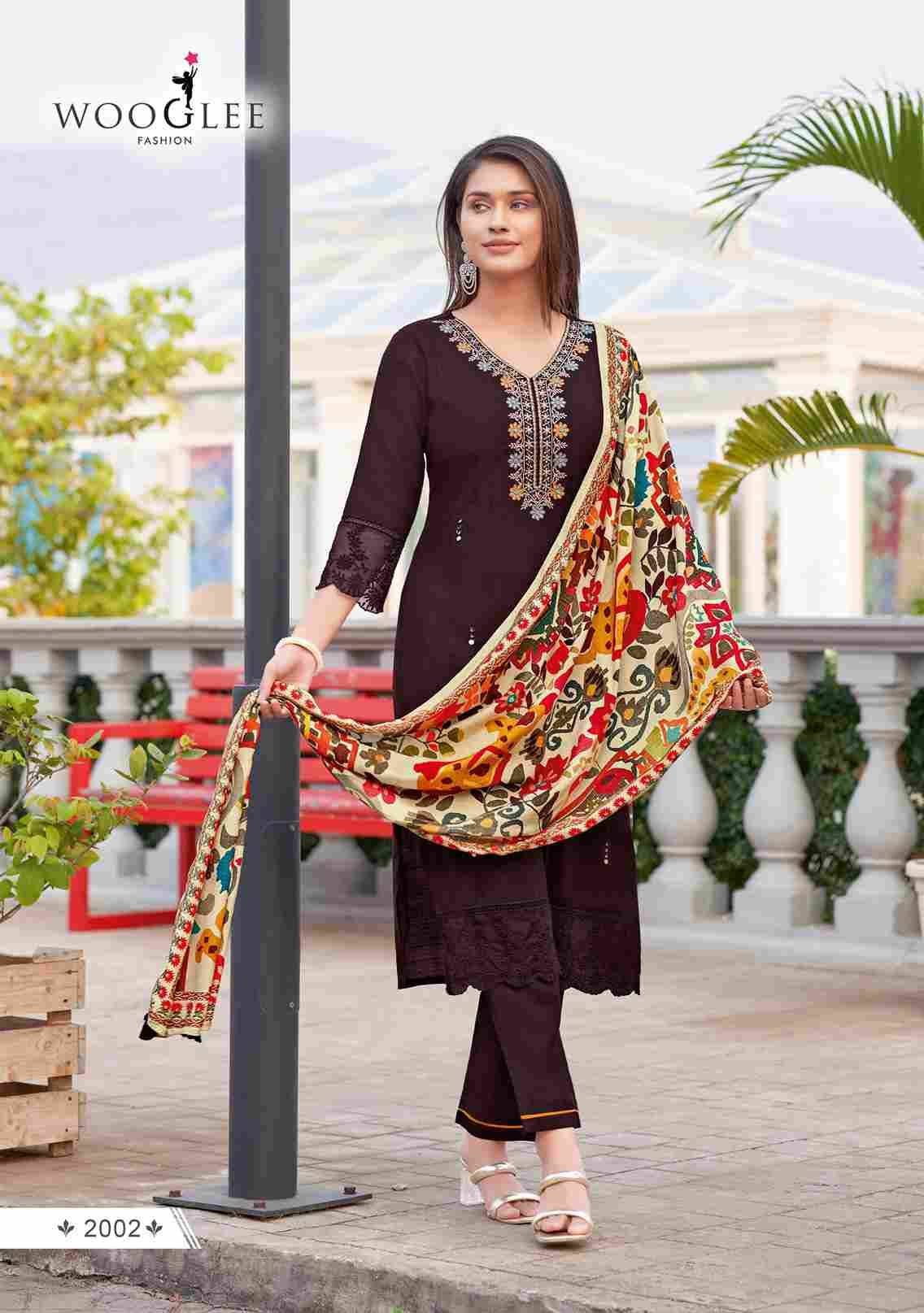Ehsaas By Wooglee 2001 To 2006 Series Designer Festive Suits Collection Beautiful Stylish Fancy Colorful Party Wear & Occasional Wear Pure Viscose Embroidered Dresses At Wholesale Price