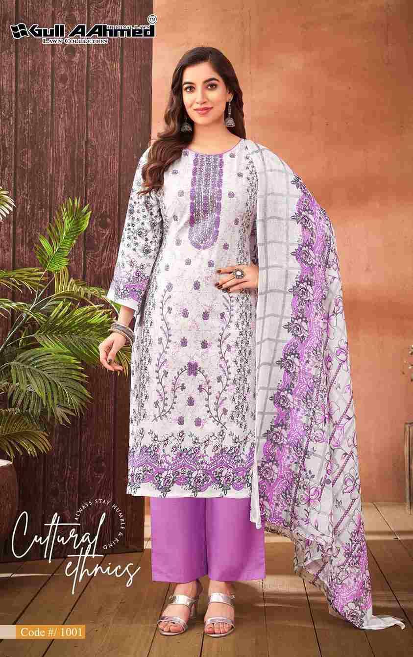 Zara By Gull Aahmed 1001 To 1006 Series Beautiful Festive Suits Stylish Fancy Colorful Casual Wear & Ethnic Wear Pure Lawn Dresses At Wholesale Price