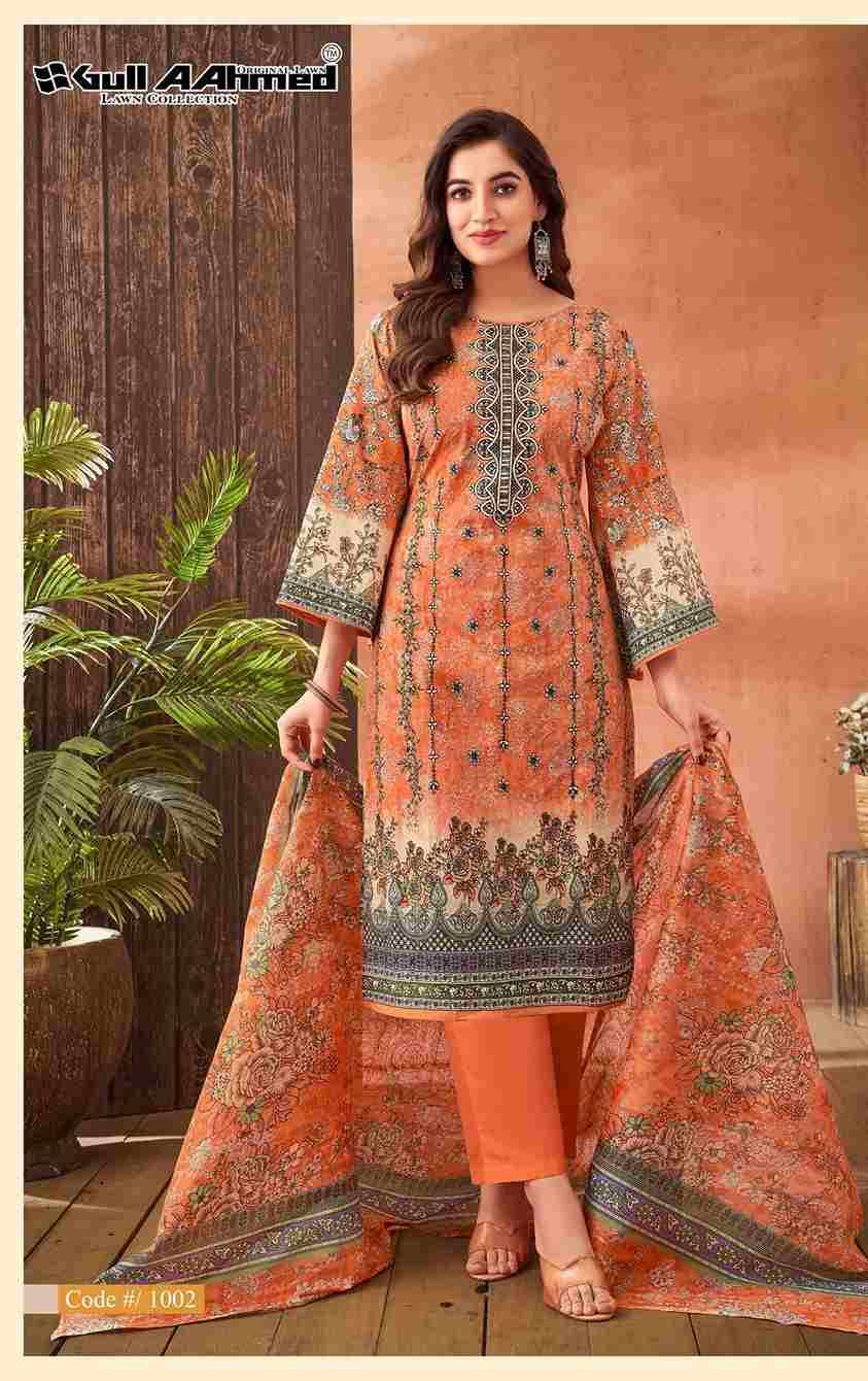 Zara By Gull Aahmed 1001 To 1006 Series Beautiful Festive Suits Stylish Fancy Colorful Casual Wear & Ethnic Wear Pure Lawn Dresses At Wholesale Price