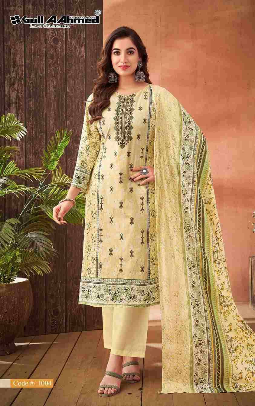 Zara By Gull Aahmed 1001 To 1006 Series Beautiful Festive Suits Stylish Fancy Colorful Casual Wear & Ethnic Wear Pure Lawn Dresses At Wholesale Price