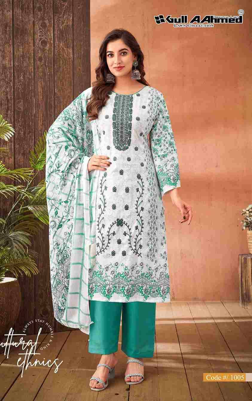 Zara By Gull Aahmed 1001 To 1006 Series Beautiful Festive Suits Stylish Fancy Colorful Casual Wear & Ethnic Wear Pure Lawn Dresses At Wholesale Price