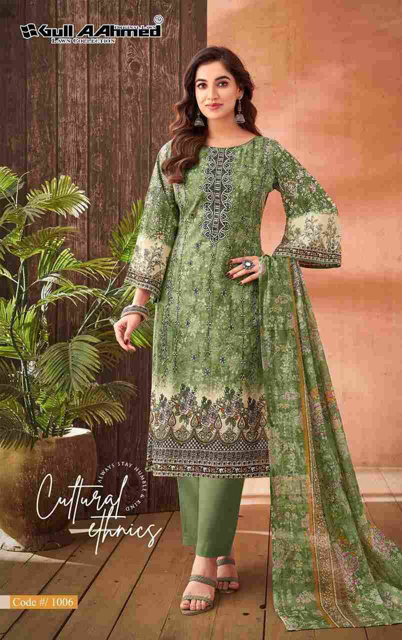 Zara By Gull Aahmed 1001 To 1006 Series Beautiful Festive Suits Stylish Fancy Colorful Casual Wear & Ethnic Wear Pure Lawn Dresses At Wholesale Price