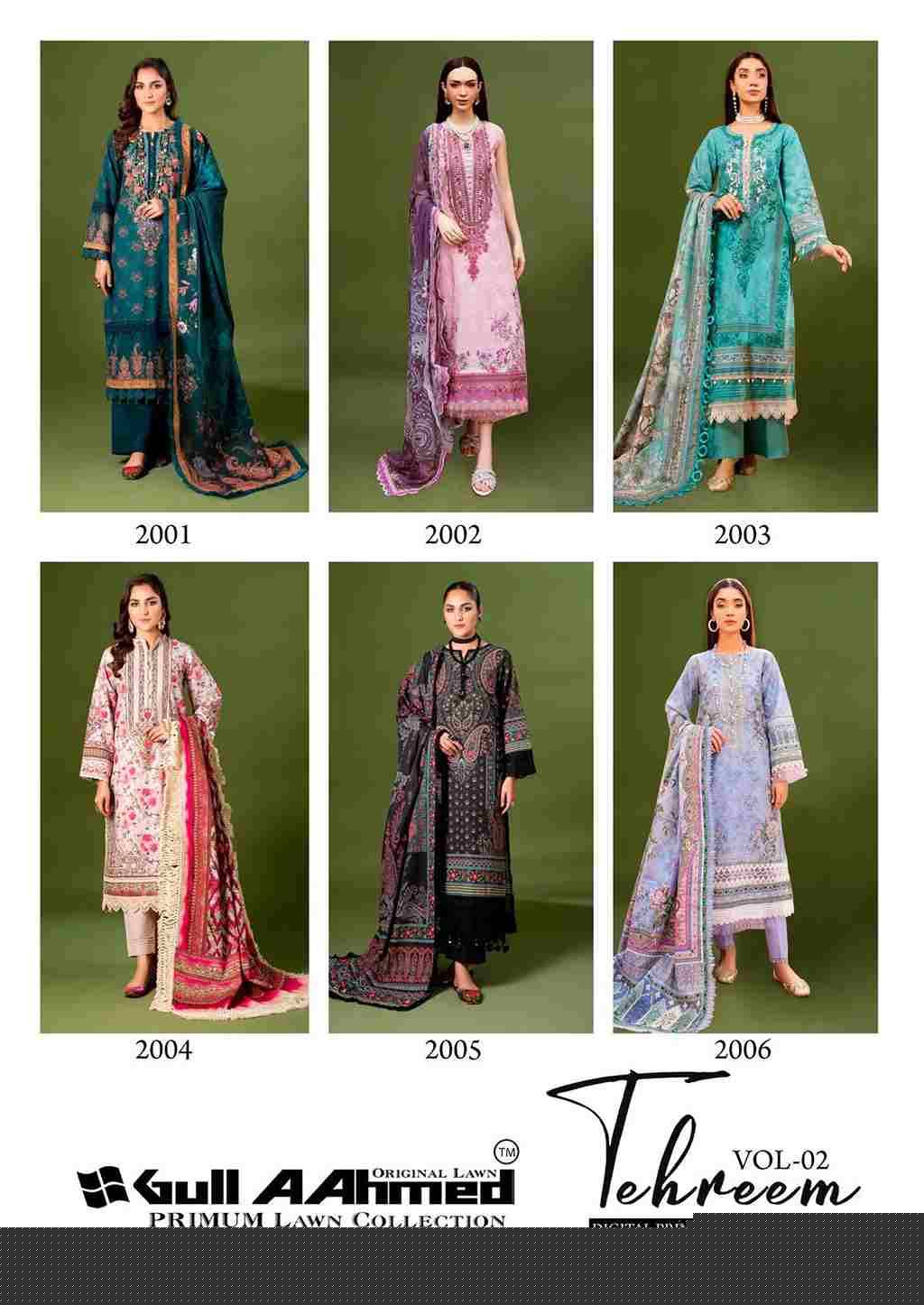 Tehreem Vol-2 By Gull Aahmed 2001 To 2006 Series Beautiful Festive Suits Stylish Fancy Colorful Casual Wear & Ethnic Wear Pure Lawn Dresses At Wholesale Price