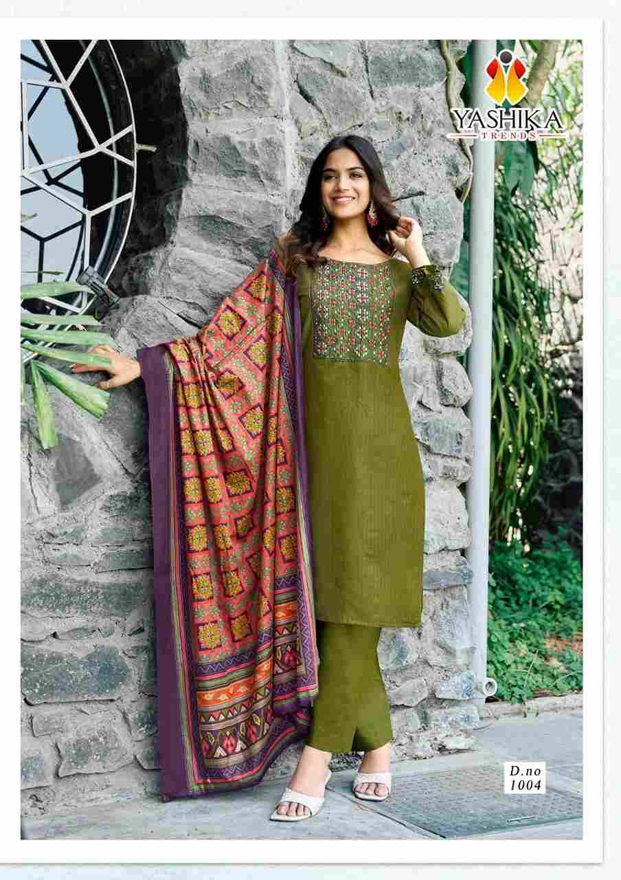 Shanaya By Yashika Trends 1001 To 1008 Series Beautiful Festive Suits Colorful Stylish Fancy Casual Wear & Ethnic Wear Pure Cotton Print Dresses At Wholesale Price