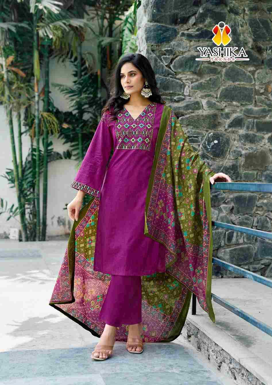 Shanaya By Yashika Trends 1001 To 1008 Series Beautiful Festive Suits Colorful Stylish Fancy Casual Wear & Ethnic Wear Pure Cotton Print Dresses At Wholesale Price