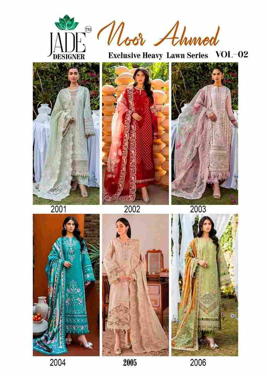 Noor Ahmed Vol-2 By Jade 2001 To 2006 Series Beautiful Festive Suits Colorful Stylish Fancy Casual Wear & Ethnic Wear Pure Lawn Cotton Embroidered Dresses At Wholesale Price