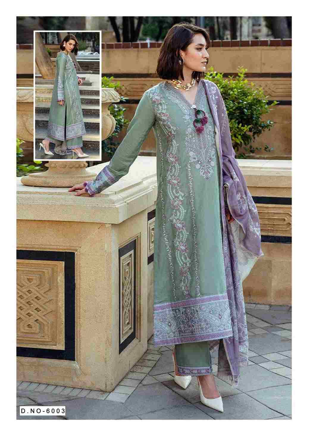 Qurbat Vol-6 By Mizaj 6001 To 6006 Series Beautiful Suits Colorful Stylish Fancy Casual Wear & Ethnic Wear Premium Cotton Print Dresses At Wholesale Price