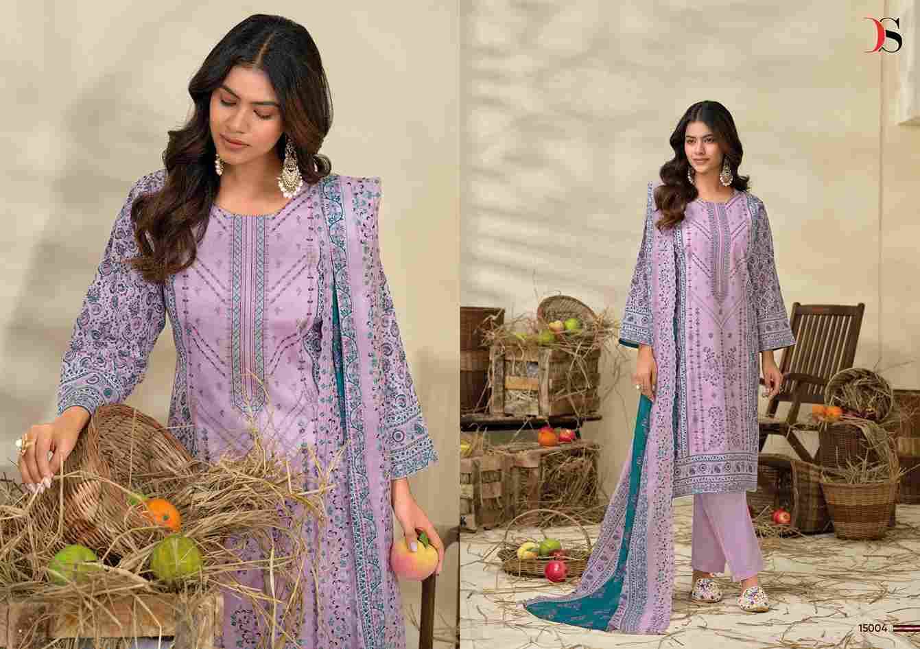 Bin Saeed Vol-15 By Deepsy Suits 15001 To 15008 Series Beautiful Pakistani Suits Colorful Stylish Fancy Casual Wear & Ethnic Wear Pure Cotton With Embroidered Dresses At Wholesale Price