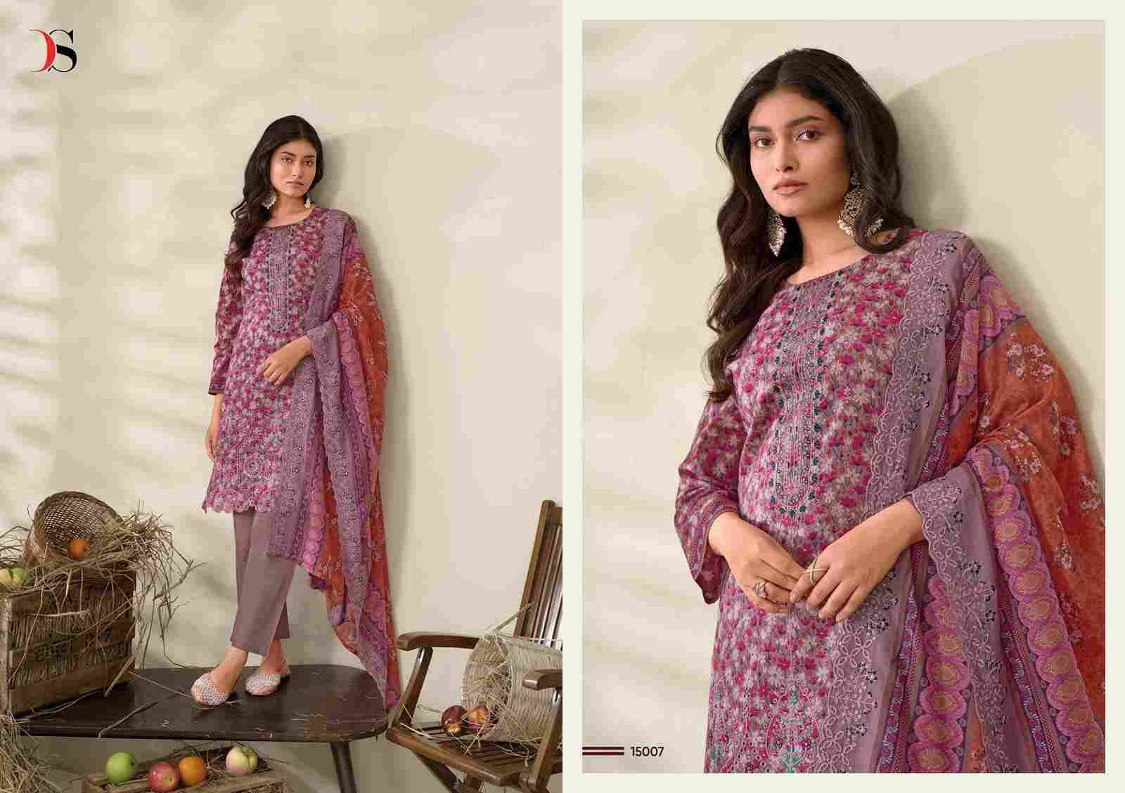 Bin Saeed Vol-15 By Deepsy Suits 15001 To 15008 Series Beautiful Pakistani Suits Colorful Stylish Fancy Casual Wear & Ethnic Wear Pure Cotton With Embroidered Dresses At Wholesale Price