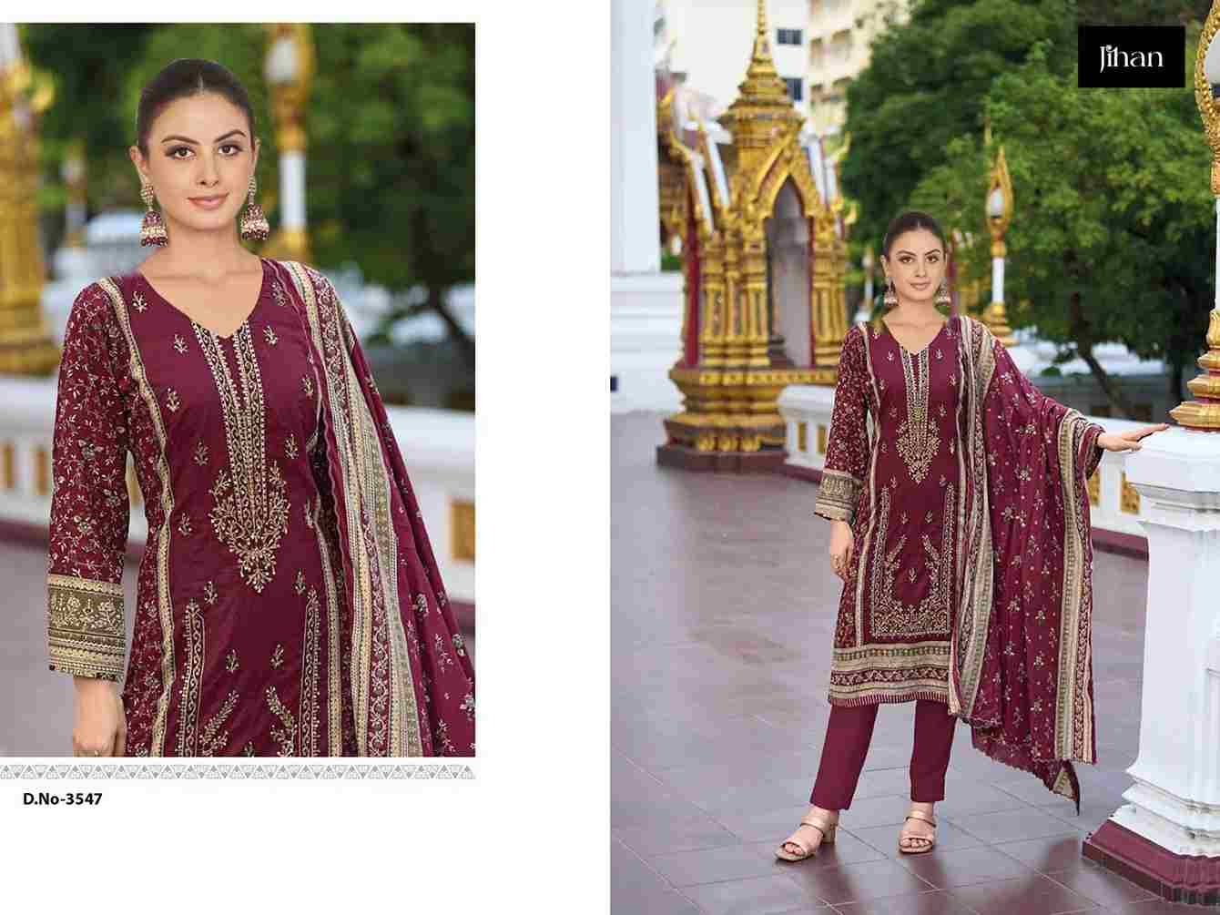 Sahnaz Self Embroidered Collection By Jihan Designer Pakistani Suits Beautiful Fancy Stylish Colorful Party Wear & Occasional Wear Fancy Dresses At Wholesale Price