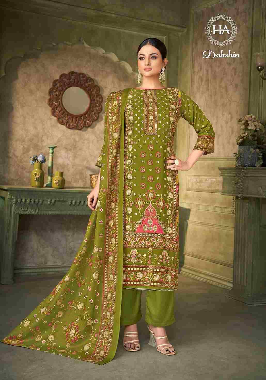 Dakshin By Harshit Fashion Hub 1873-001 To 1873-006 Series Beautiful Festive Suits Stylish Fancy Colorful Casual Wear & Ethnic Wear Pure Viscose Rayon Dresses At Wholesale Price