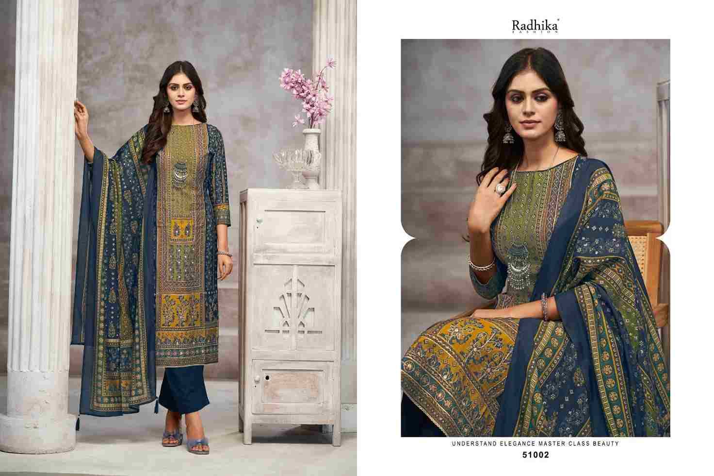 Beauty Silk By Azara 51001 To 51004 Series Beautiful Festive Suits Stylish Fancy Colorful Casual Wear & Ethnic Wear Muslin Print Dresses At Wholesale Price