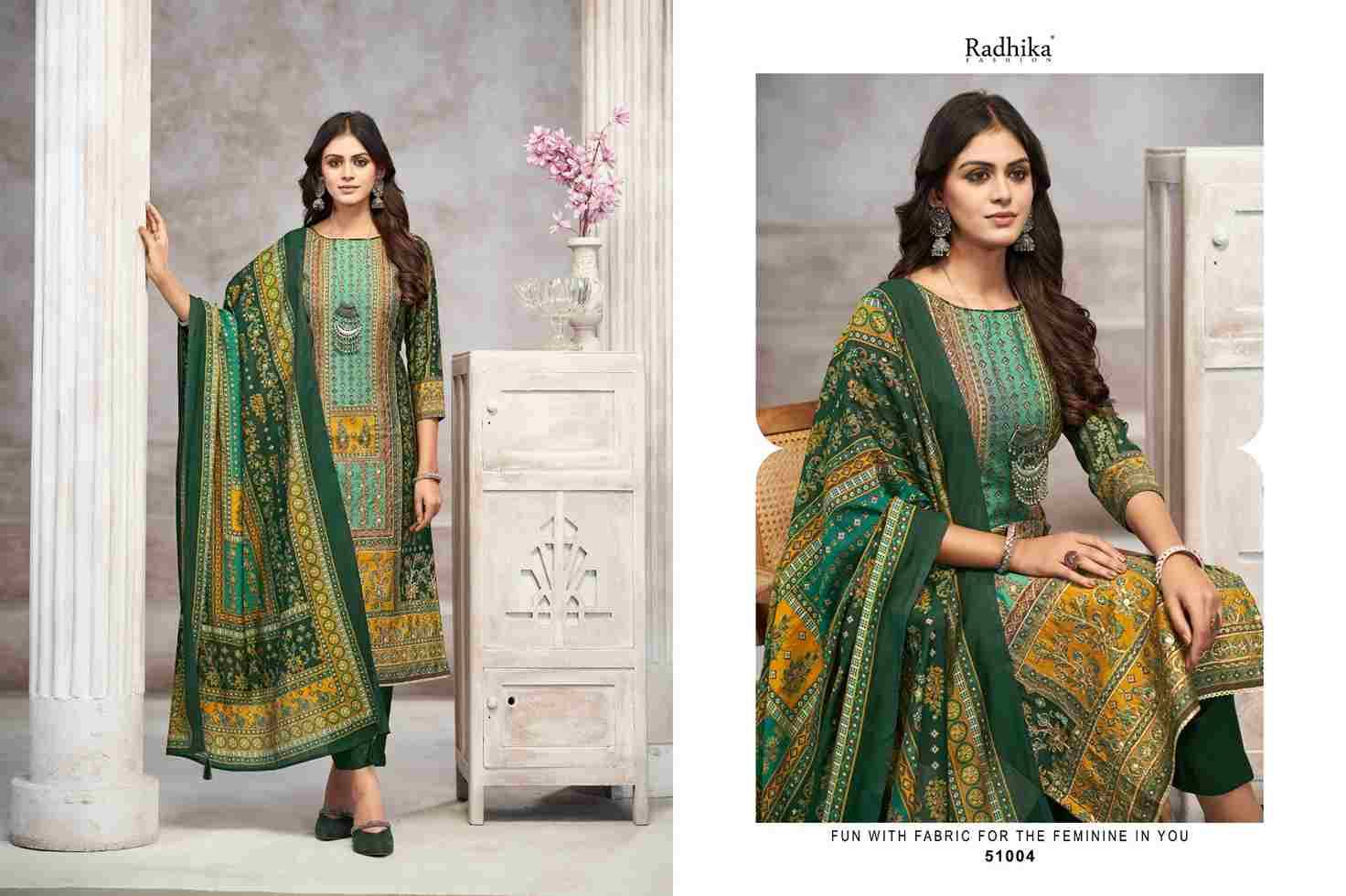 Beauty Silk By Azara 51001 To 51004 Series Beautiful Festive Suits Stylish Fancy Colorful Casual Wear & Ethnic Wear Muslin Print Dresses At Wholesale Price