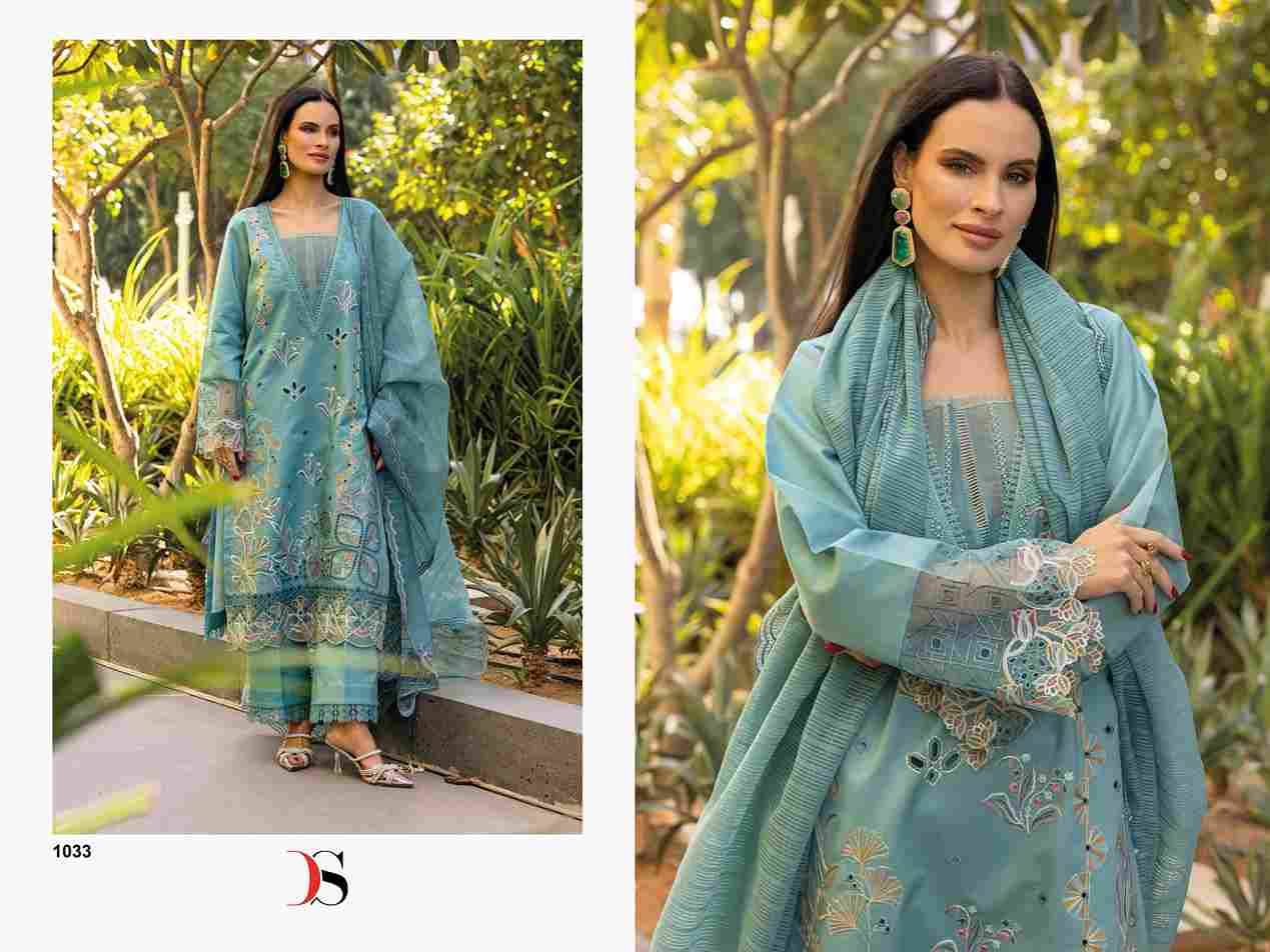 Qalamkar Lawn-25 By Deepsy Suits 1031 To 1036 Series Designer Pakistani Suits Beautiful Stylish Fancy Colorful Party Wear & Occasional Wear Pure Cotton Embroidered Dresses At Wholesale Price