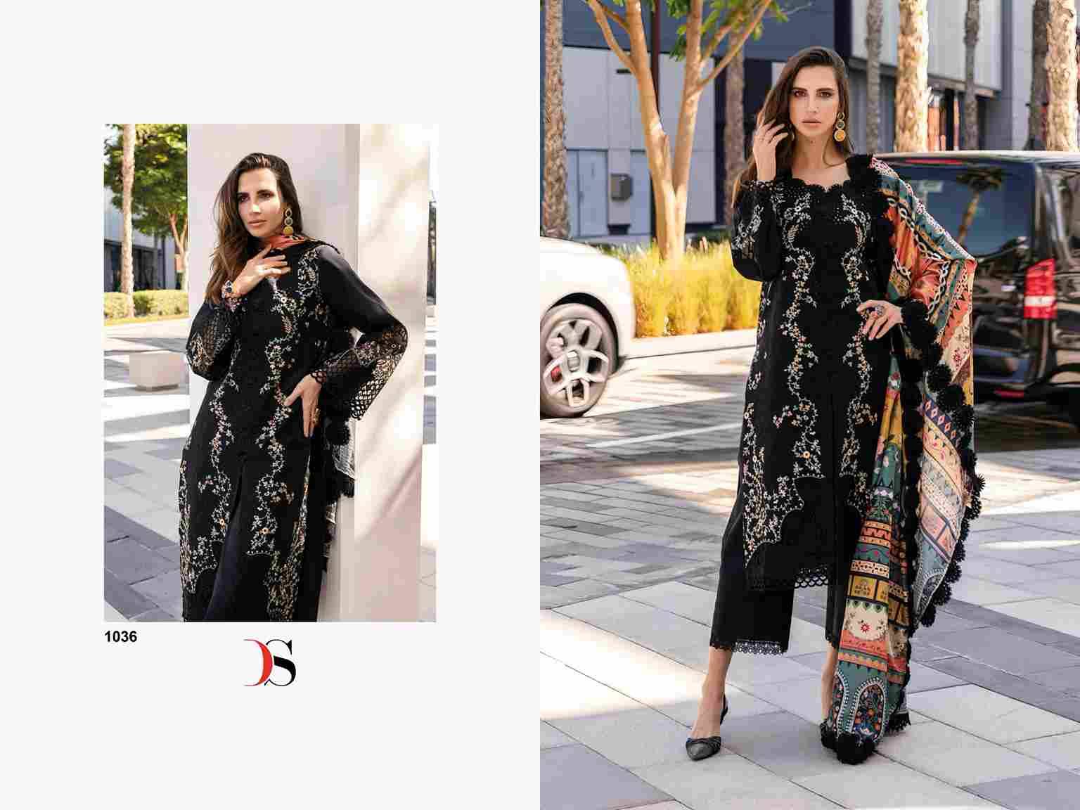 Qalamkar Lawn-25 By Deepsy Suits 1031 To 1036 Series Designer Pakistani Suits Beautiful Stylish Fancy Colorful Party Wear & Occasional Wear Pure Cotton Embroidered Dresses At Wholesale Price