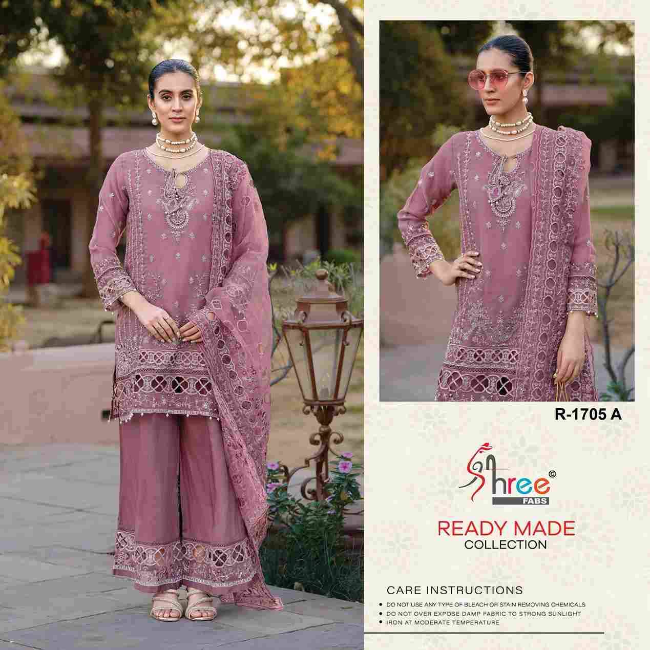 Shree Fabs Hit Design R-1705 Colours By Shree Fabs R-1705-A To R-1705-D Series Beautiful Pakistani Suits Stylish Fancy Colorful Party Wear & Occasional Wear Jimmy Choo Silk Embroidered Dresses At Wholesale Price