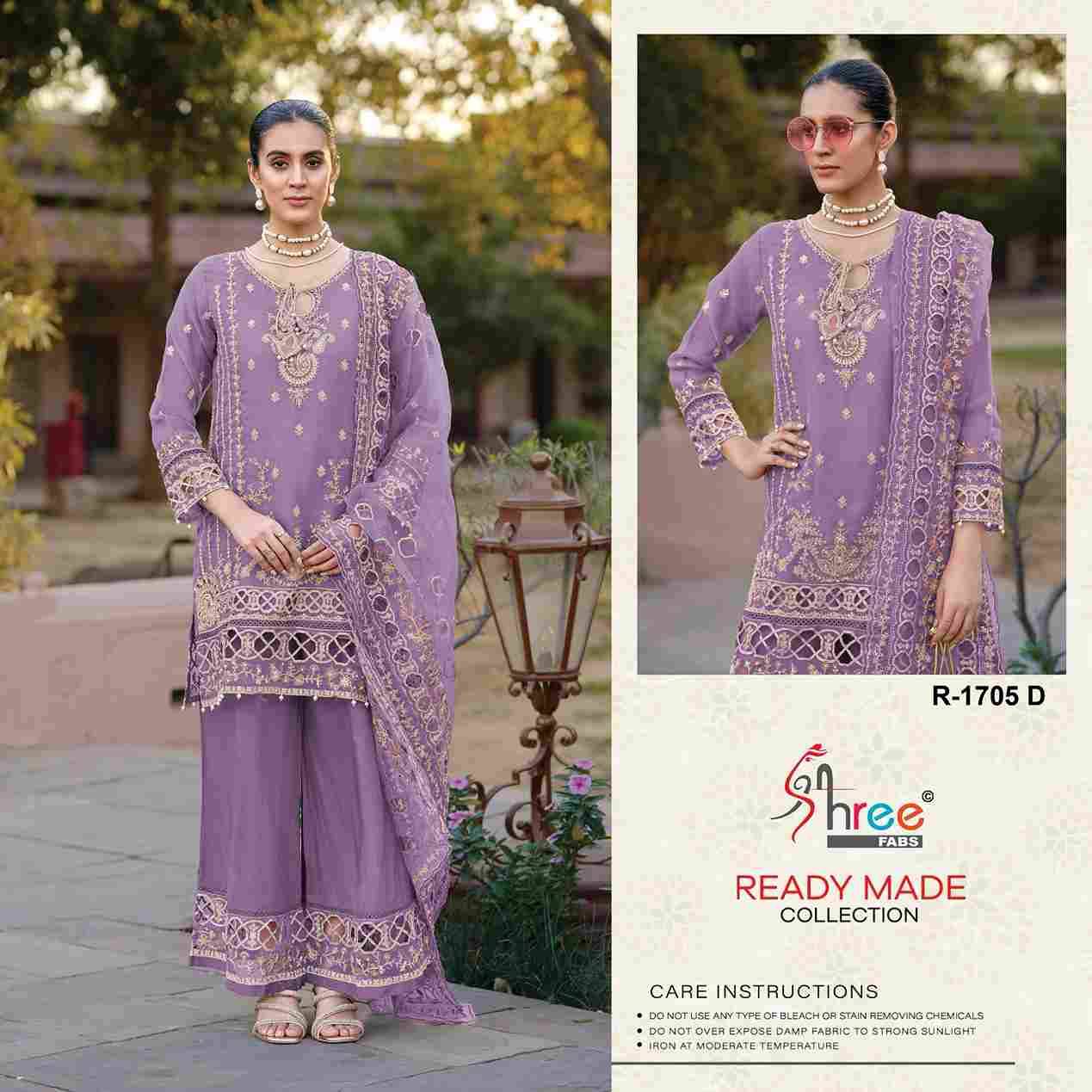 Shree Fabs Hit Design R-1705 Colours By Shree Fabs R-1705-A To R-1705-D Series Beautiful Pakistani Suits Stylish Fancy Colorful Party Wear & Occasional Wear Jimmy Choo Silk Embroidered Dresses At Wholesale Price