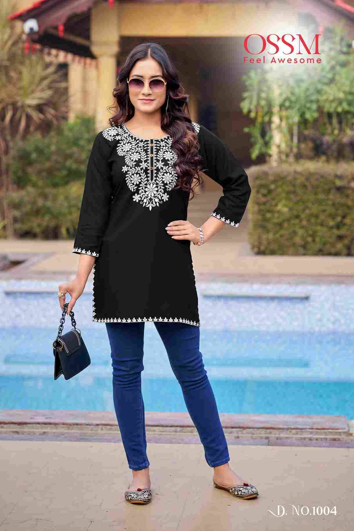 Nora Vol-6 By Ossm 1001 To 1006 Series Designer Stylish Fancy Colorful Beautiful Party Wear & Ethnic Wear Collection Rayon Slub Tops At Wholesale Price