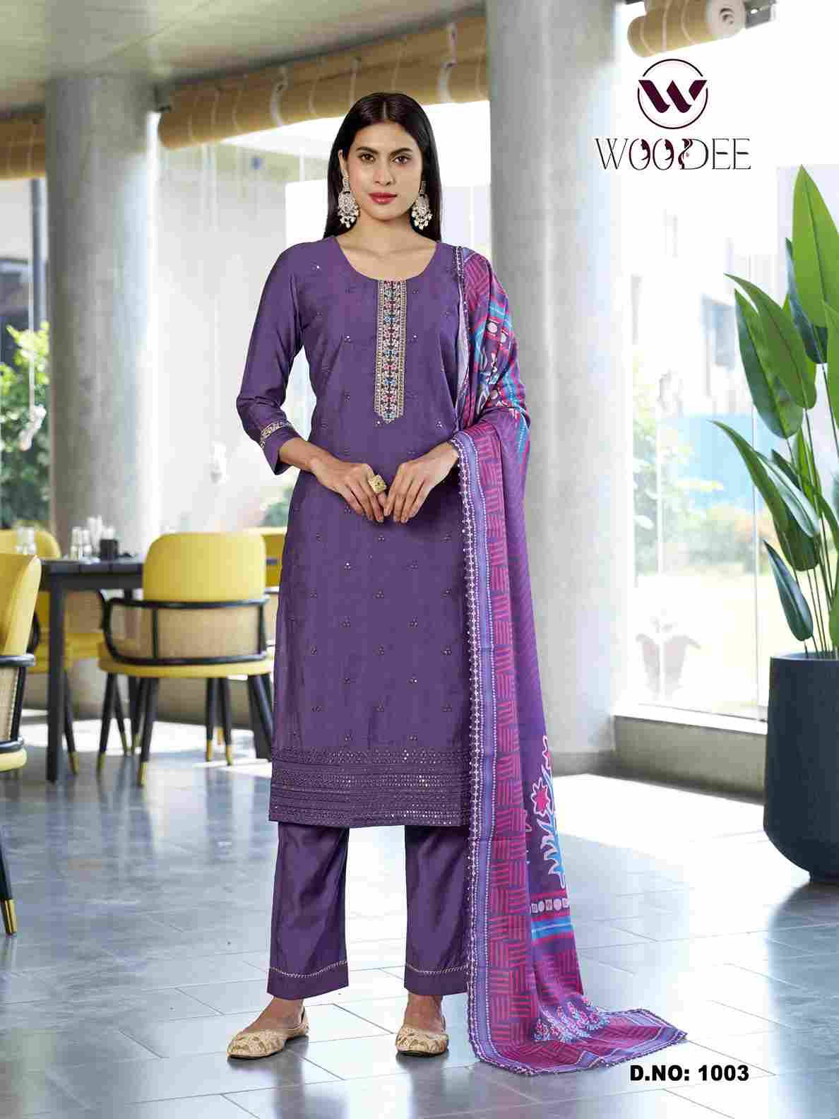 Milly By Woodee 1001 To 1006 Series Beautiful Festive Suits Stylish Fancy Colorful Casual Wear & Ethnic Wear Viscose Dresses At Wholesale Price