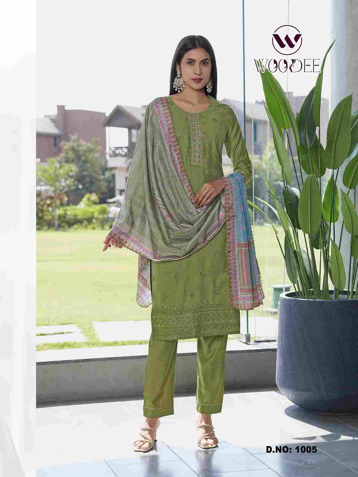 Milly By Woodee 1001 To 1006 Series Beautiful Festive Suits Stylish Fancy Colorful Casual Wear & Ethnic Wear Viscose Dresses At Wholesale Price