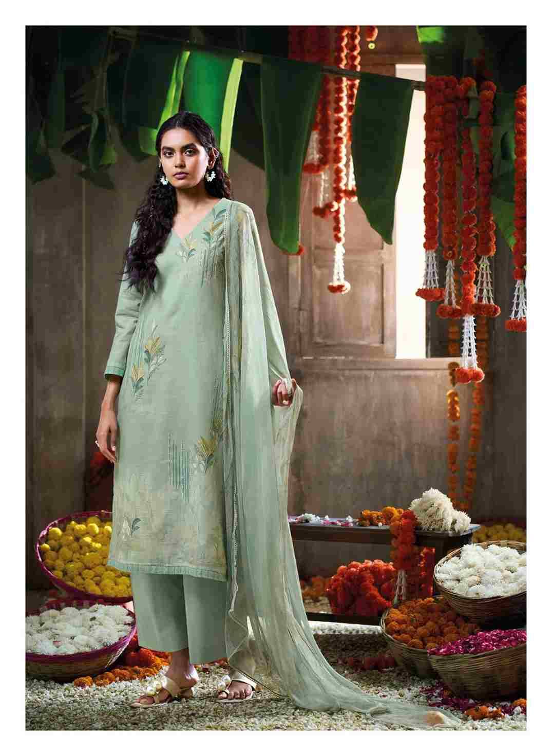 Papillon By Ganga Fashion 2237 To 2242 Series Beautiful Festive Suits Colorful Stylish Fancy Casual Wear & Ethnic Wear Pure Cotton Linen Dresses At Wholesale Price