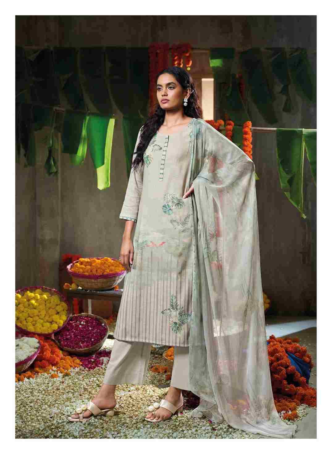 Papillon By Ganga Fashion 2237 To 2242 Series Beautiful Festive Suits Colorful Stylish Fancy Casual Wear & Ethnic Wear Pure Cotton Linen Dresses At Wholesale Price